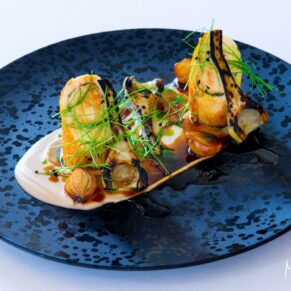 Commercial photography in Berkshire and Buckinghamshire - divine main course food shot captured at Taplow House Hotel