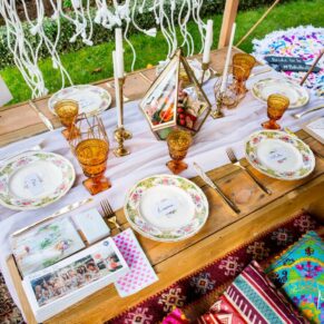 Table display at the Waddesdon Wedding Inspiration Day