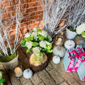 The goody bags at the Waddesdon Wedding Inspiration Day