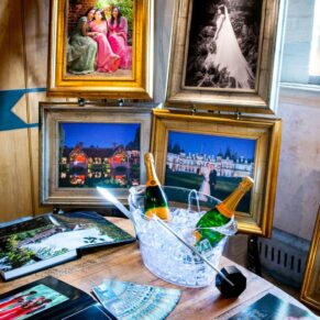 Mark Sisley's display area at the Waddesdon Wedding Inspiration Day