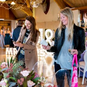 Vistitors enjoying the Waddesdon Wedding Inspiration Day