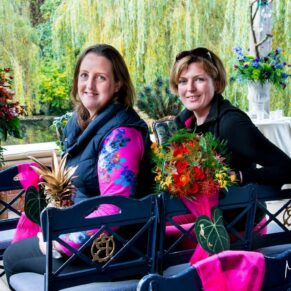 Waddesdon Wedding Inspiration Dayflorists pose for the camera