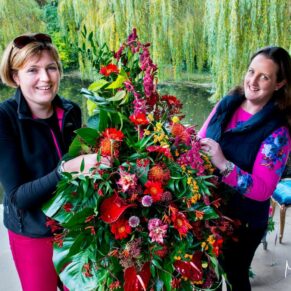 Florists at the Waddesdon Wedding Inspiration Day
