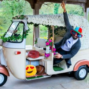 Fun photo-booth at the Waddesdon Wedding Inspiration Day