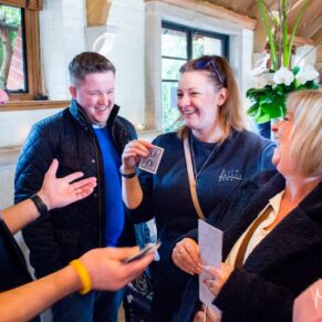 Magic demonstration Waddesdon Wedding Inspiration Day