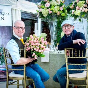 The recommended florist's at the Waddesdon Wedding Inspiration Day
