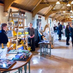 In the West Hall at the Waddesdon Wedding Inspiration Day