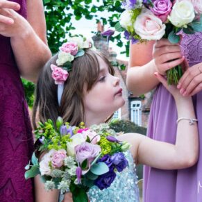 Pre ceremony at St Mary's Church Amersham summer wedding