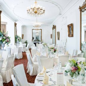 Taplow House Hotel wedding photos of the Tulip Tree Room