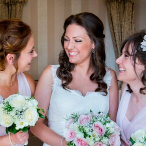 Pre ceremony with the ladies at Taplow House summer wedding