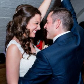 Newlyweds dancing he night away at their Taplow House summer wedding