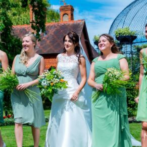 Dairy Waddesdon wedding photographs of the ladies taking a stroll