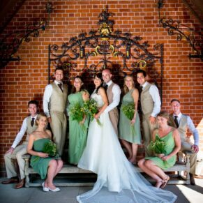 Dairy Waddesdon wedding photographs in the pavilion