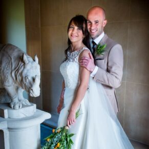 Dramatic Dairy Waddesdon wedding photographs