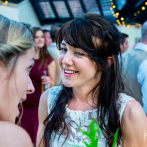 Dairy Waddesdon wedding photographs of the bride during the drinks reception