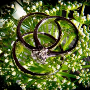Dairy Waddesdon wedding photographs of the newlyweds rings