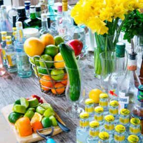Colouful detail image at Waddesdon Wedding Inspiration Event