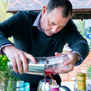 Cocktails in the pavilions at Waddesdon Wedding Inspiration Event