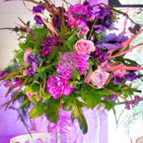 Floral arrangement at the Waddesdon Wedding Inspiration Event