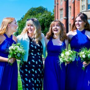 Latimer Estate informal wedding photos of some smiling ladies