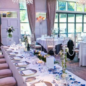 Latimer Estate wedding photos of the Cavendish Suite interiors