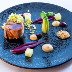 Hotel fine dining food photography - Buckinghamshire