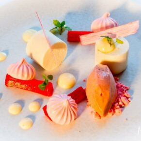 Fine dining food photography display - Buckinghamshire