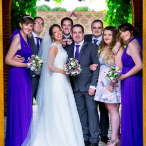 Waddesdon wedding photography in the rain