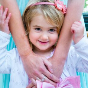 Waddesdon wedding photography of this young flower girl