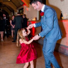 Dairy, Waddesdon Christmas wedding dancing in the West Hall