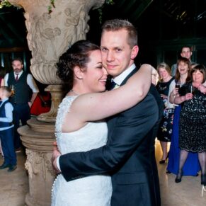 First dance at Dairy Waddesdon Spring wedding