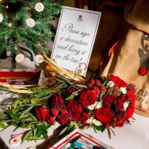 Dairy Waddesdon Christmas wedding details