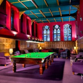 Commercial photography in Buckinghamshire and further afield - the architectural interior captured here was taken at Fort Augustus Abbey in Scotland