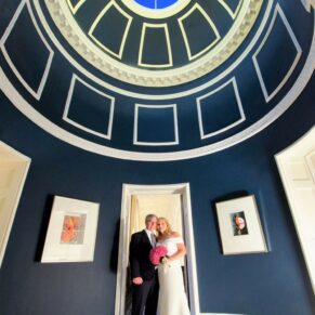 Grove Watford wedding photography of the bride and groom inside this magical hotel