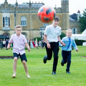 Missenden Abbey wedding blog featuring Alpana & Martin - boys will be boys