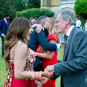Missenden Abbey wedding blog featuring Alpana & Martin - candid moments