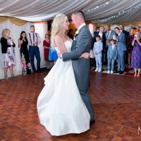 Notley Tythe Barn wedding first dance for these newlyweds