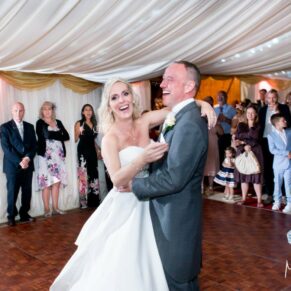 Notley Tythe Barn wedding first dance time