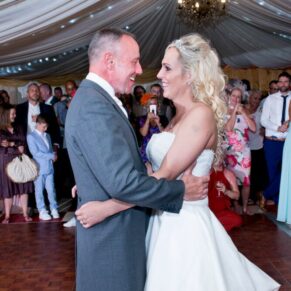 Notley Tythe Barn wedding first dance for the newlyweds