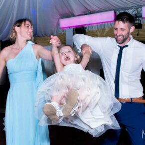 Notley Tythe Barn wedding partying in the marquee
