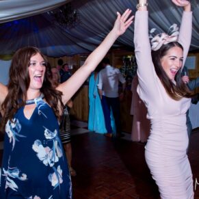 Notley Tythe Barn wedding dancing in full swing