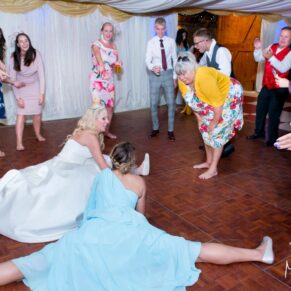 Notley Tythe Barn wedding dancing gets a little more daring