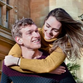 Fun moments for this Waddesdon Manor portrait photograph