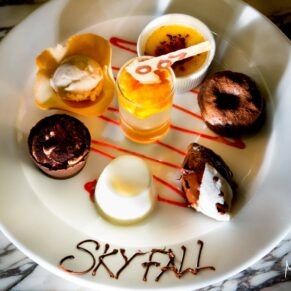 Buckinghamshire detail wedding photography capturing the 007 themed food