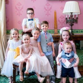 Hartwell House wedding photographs of the children