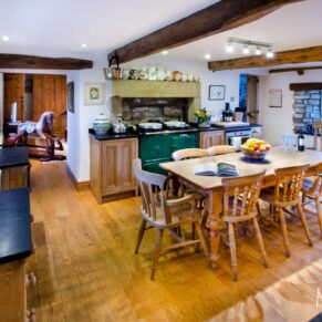 UK Holiday homes photography - rustic kitchen interiors in the Yorkshire Dales