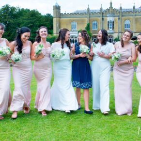 Walking shot at Missenden Abbey wedding