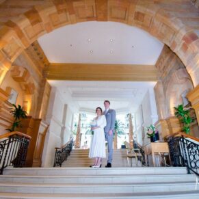 Photography of the fabulous interiors at the Landmark Hotel - Marylebone London wedding