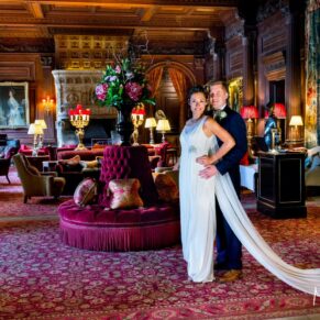 Cliveden House wedding photographs in the Great Hall