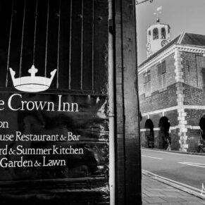 Photograph of the Crown Hotel Amersham wedding venue exterior